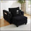 Méridienne convertible avec ports USB, porte-gobelets, porte-téléphone et grand espace de rangement pour le salon et la chambre à coucher-715863473