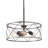 3 - Light Dimmable Lantern Drum Chandelier