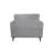 Chair Light Gray Linen