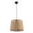 Elegant Black Metal Chandelier, 23.6 x 13.8 inches | Stylish Fabric Cap, Max 40W E27 Socket | Perfect for Dining Room & Living Spaces, IP20 Rated | Modern Design with Durable Metal Body, Easy Installation