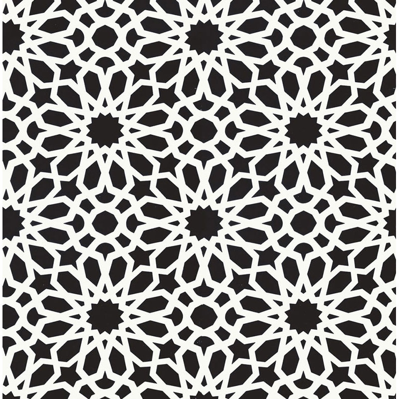 Papier peint Agadir, Noir
