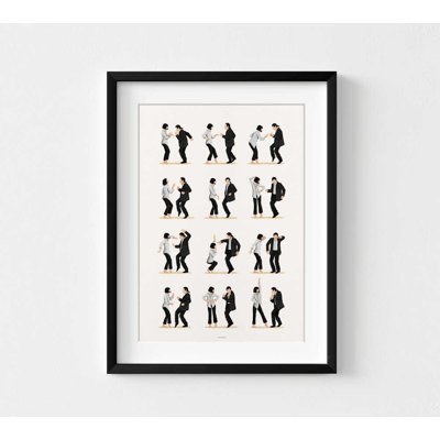Movie Dancers Wall Art: Bright, Cinematic Couple (Framed or Print)