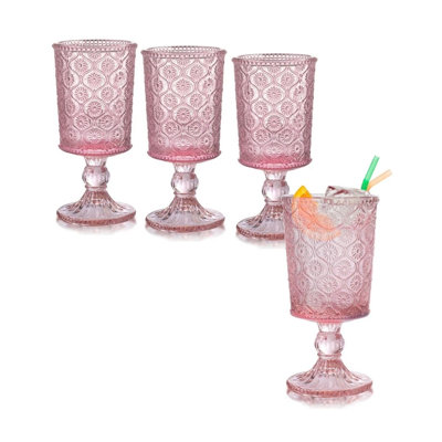 Mitzi Wine Goblet Glasses