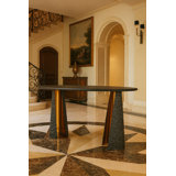 Infinity 65.75'' W Marble Console Table