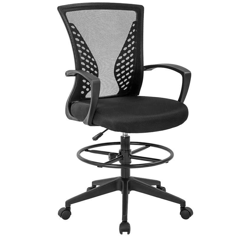Drafting Chair, Black