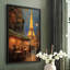 Paysages de la série Cccxxix - reproduction encadrée de qualité supérieure - prête à être accrochée - aucun clou requis-134898808-134898810
