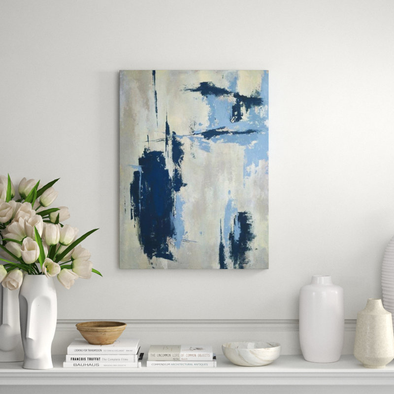 Foggy Cove II Print by Barclay Butera, Image Brush Gel, 32" H x 24" W