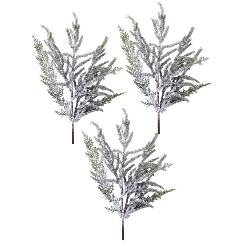 Ensemble de 3 branches de pin artificielles