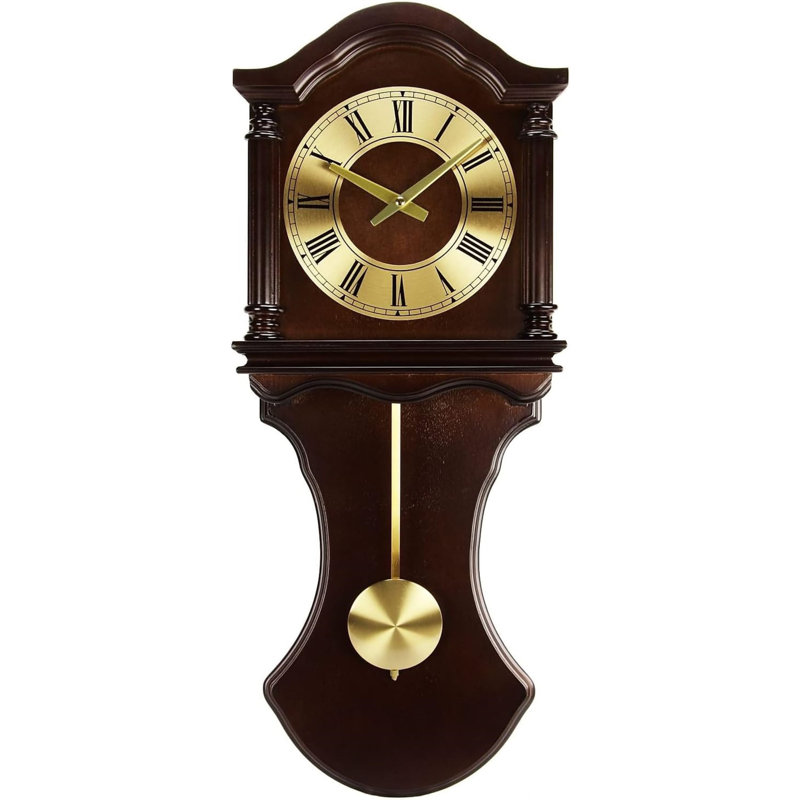 Keiyara Solid Wood Wall Clock