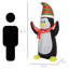 Pingouin tenant une bannière gonflable Merry Christmas