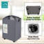 Fabric Rolling Laundry Hamper with Handles-71296954