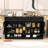 Farmhouse Sideboard with 3 Drawers, Adjustable Shelves and Open Storage-796955836