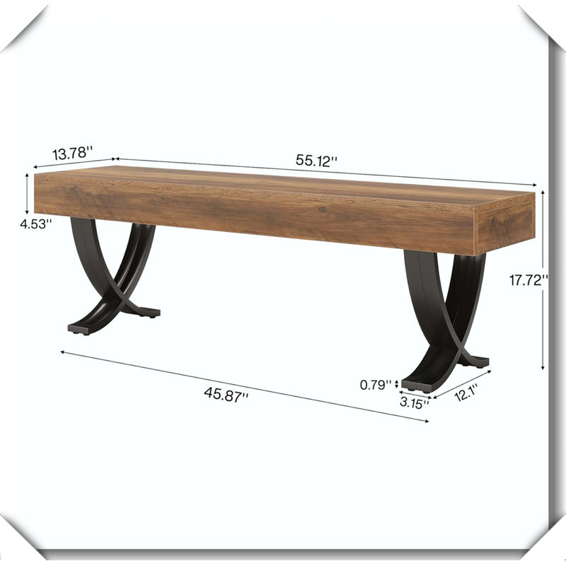 Plant Bench Stool Sturdy Entryway Shoe Bedside Seating
