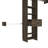Manchester 250 Closet System with 5 Open Shelves, 1 Drawer, and 3 Metal Rods-1829166379