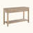 Classic 1pc Sofa Table with Two Drawer and Open Shelf