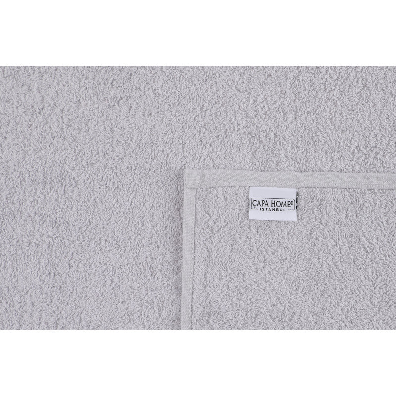 Ensemble de serviettes 2 pièces 100% coton Dora, Gris