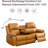 82'' Faux Leather Reclining Sofa-66148428