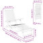 46cm Long Sun Lounger