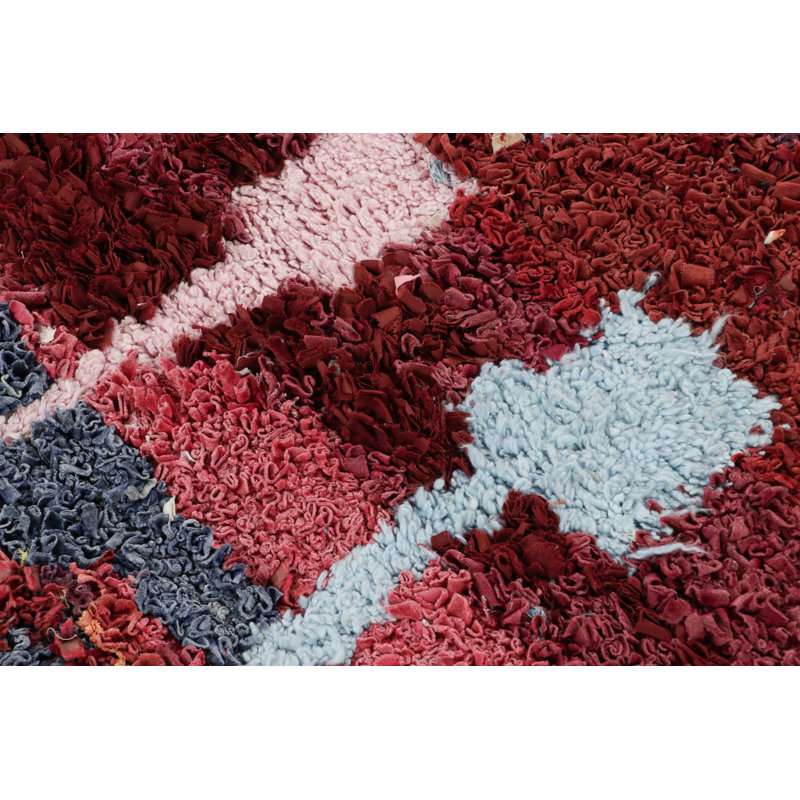 Wool Area Rug in Red