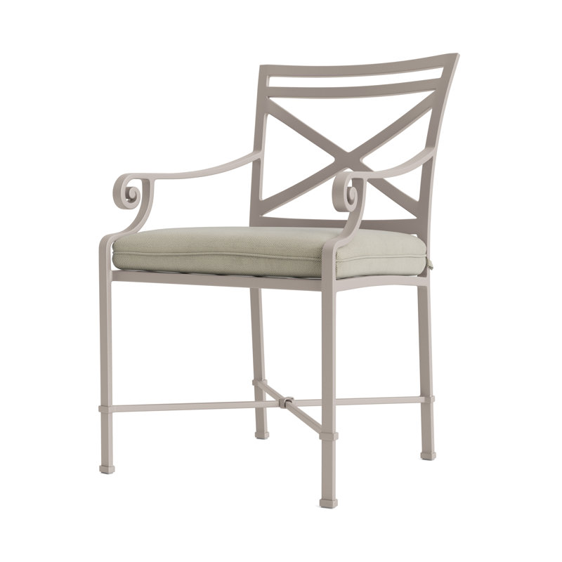 Venetian Outdoor Lounge Chair, Fusion Moccasian, Dove Smooth
