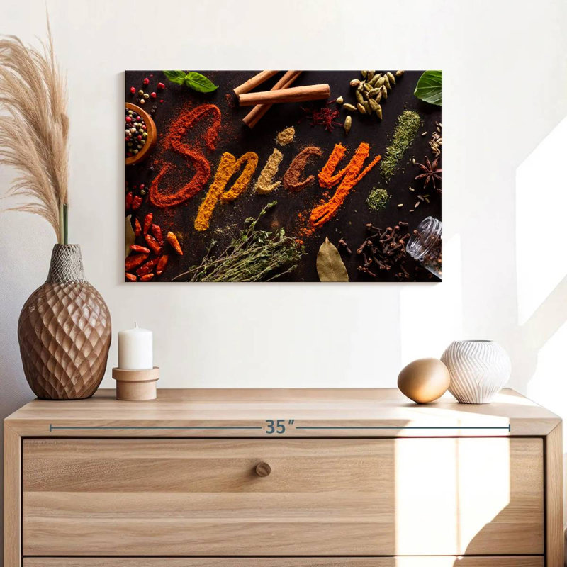 Yarlin Spicy Typography, 16" H x 24" W