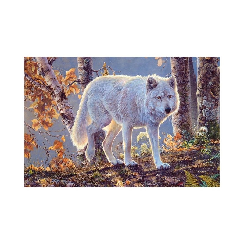 Wolf III by Jan Martin Mcguire - Wrapped Canvas Gallery-Wrapped Canvas Giclée, 101.6 cm H x 66.04 cm W x 1.91 cm D