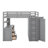 Full Loft Bed With Drawers,Desk And Wardrobe-16928010