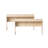 Space-Saving Wood Dining Table Set For 4, Dining Table Set With 2 Benches-1446748685-1446748687-1446748675