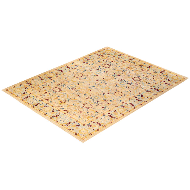 Classic One-of-a-Kind 9' 1" X 12' 1" Hand Knotted Area Rug