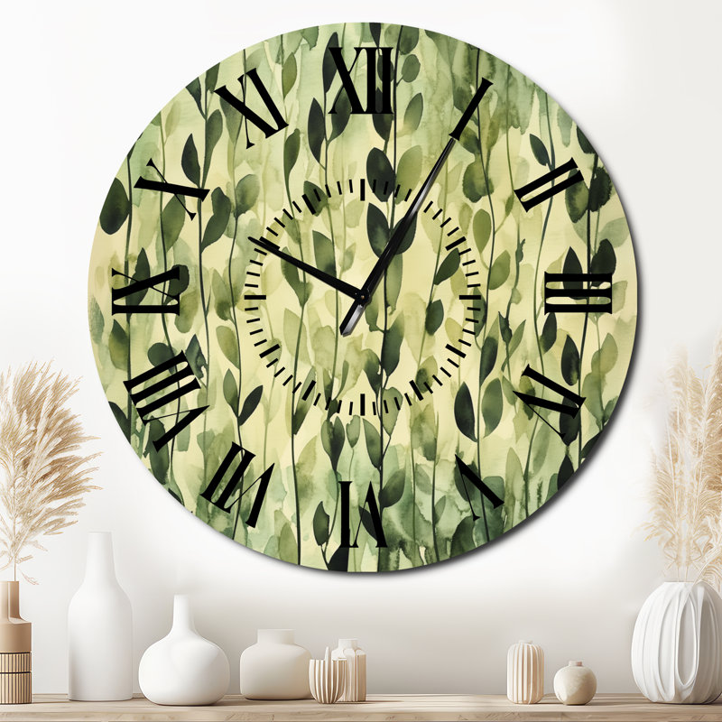 Horloge murale Botanical, Surdimensionné
