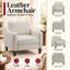 Fauteuil Nidovia moderne du milieu du siècle, rembourré avec assise et dossier (ensemble de 2)-1188370281