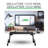 Uncaged Ergonomics® Workez Adjustable Keyboard Riser Stand For Desktop, Black-22946472