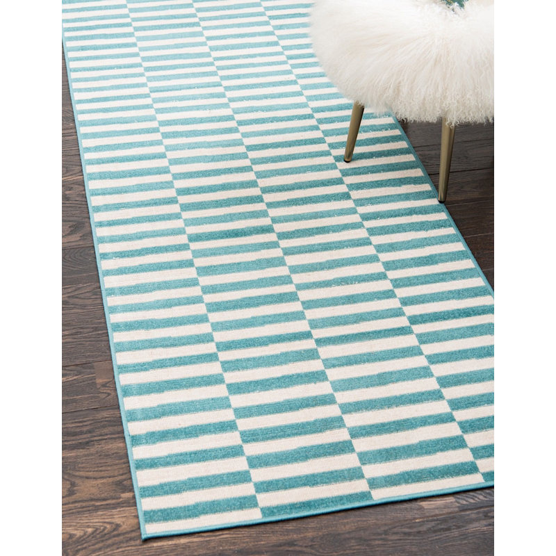 Arzilla Striped Indoor Rug, Runner 2'9" x 9'10"