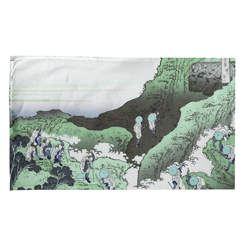 Hague Tea Towel Kitchen Towel, Poly Twill, Green