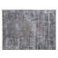 Tapis médaillon 6 x 8,8 pi surteint en gris, fabriqué à la main en Turquie