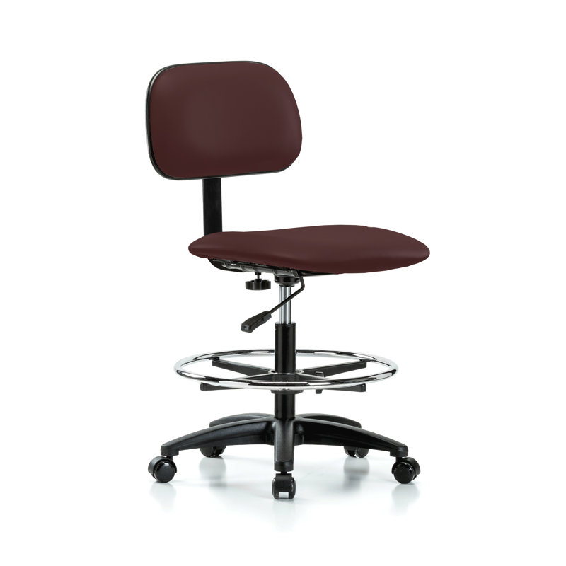 Fauteuil de laboratoire Tajik PERCH avec dossier réglable et repose-pieds | Hauteur moyenne du banc: 20 à 27 po