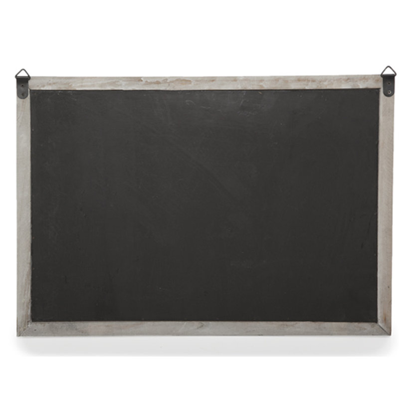 Tableau noir en bois, H 1 pi 6 po x l 1 pi, Gris fumé