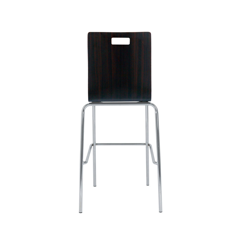 Alexis Stack Bar Stool, Pack of 4, Brown