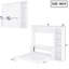 Lit double blanc avec bureau et rangement pour l'équipement de pêche-1828374497