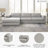 Ehitan 2-Piece Sectional With Chaise-111301283