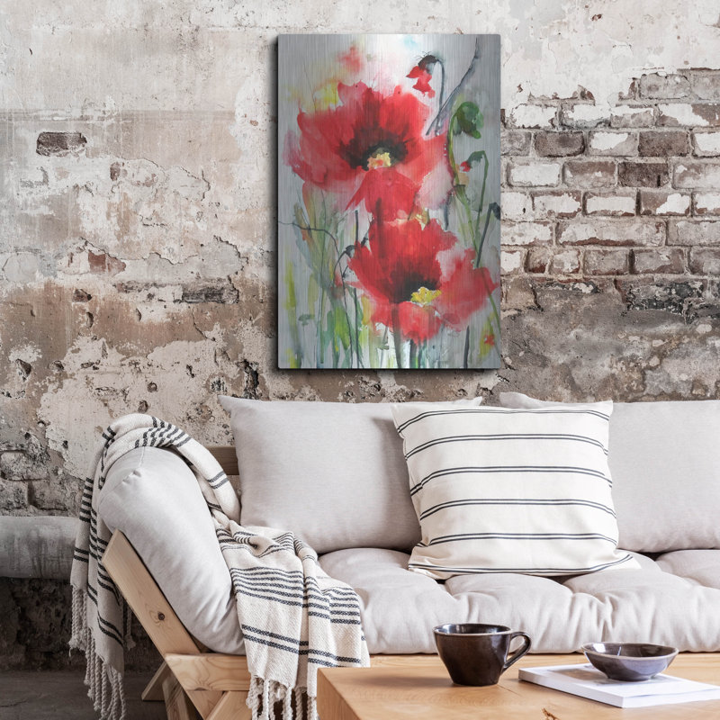" Red Poppies " by Karin J