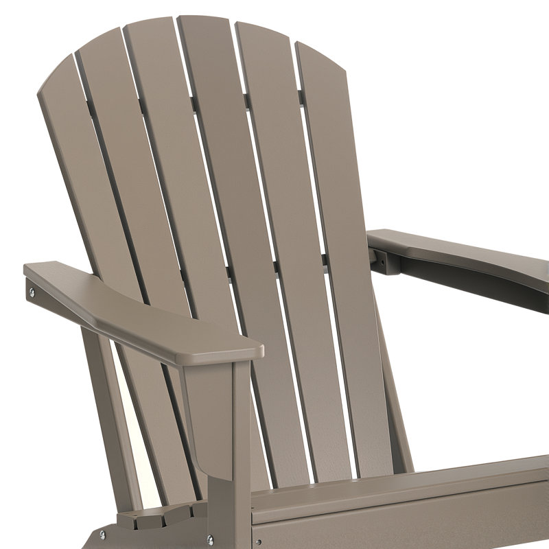  Chaise Adirondack en plastique Altura, Bois patiné