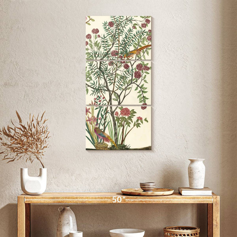 Traditional chinoiserie III, H 38 po x l 18 po