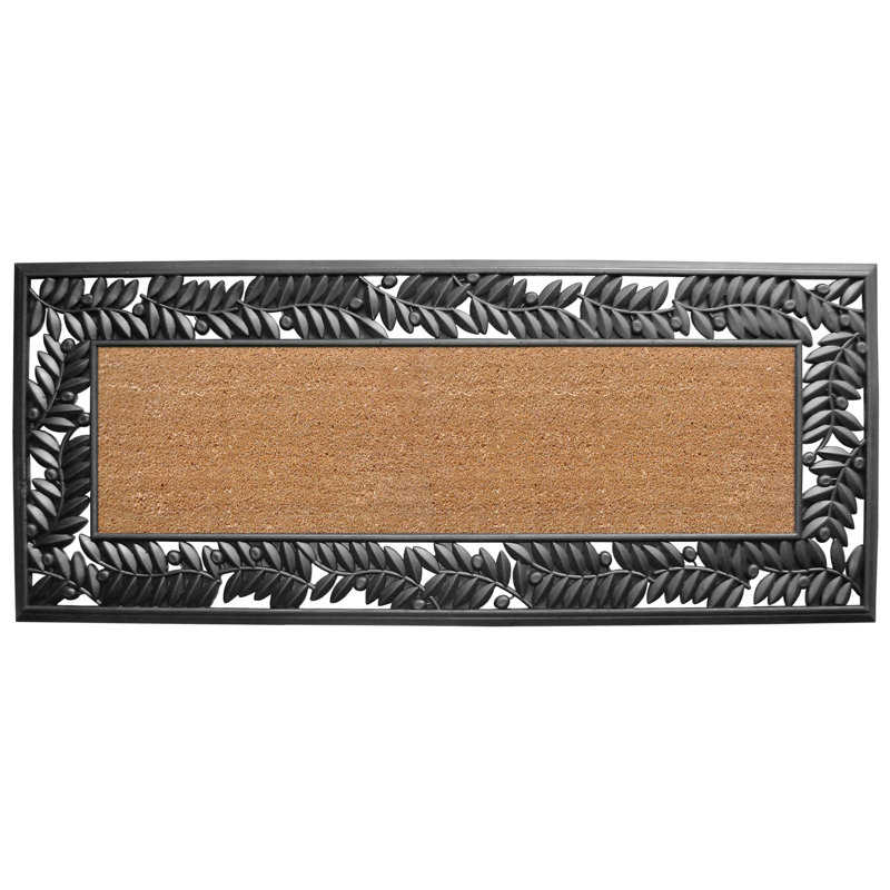 Danford Non-Slip Doormat, H, Rectangle 2'2" x 4'