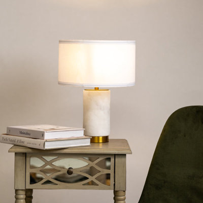 Yizelle Marble USB Desk Lamp