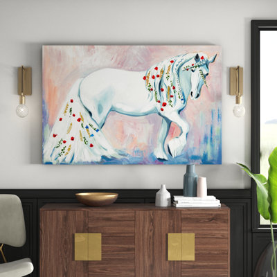 Unicorn Style - Wrapped Canvas Print