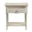 Crank Solid Wood Tray Top End Table