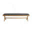 Banc à cadre en X, banc Mudroom