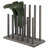 6 Pair Wooden Boot Storage Organizer Rack