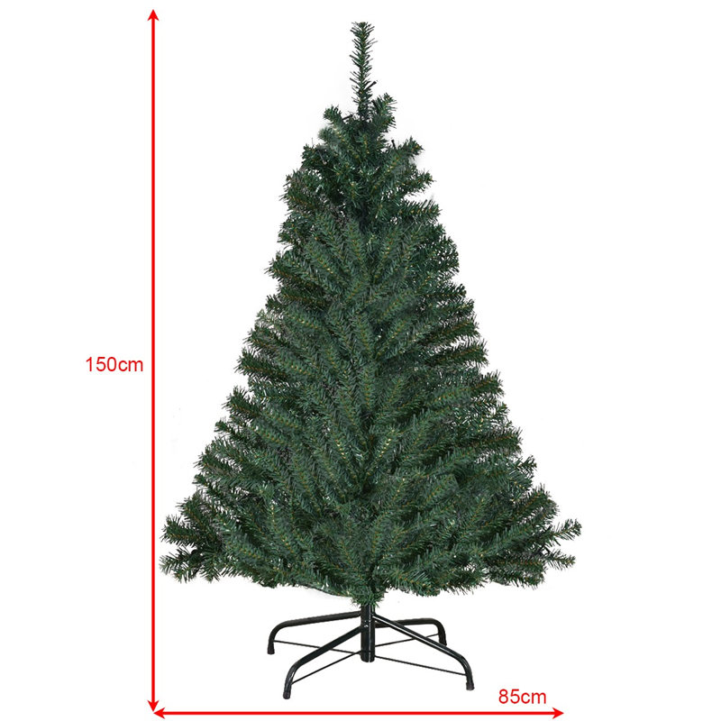Lighted Artificial Christmas Tree, 4.1ft H
